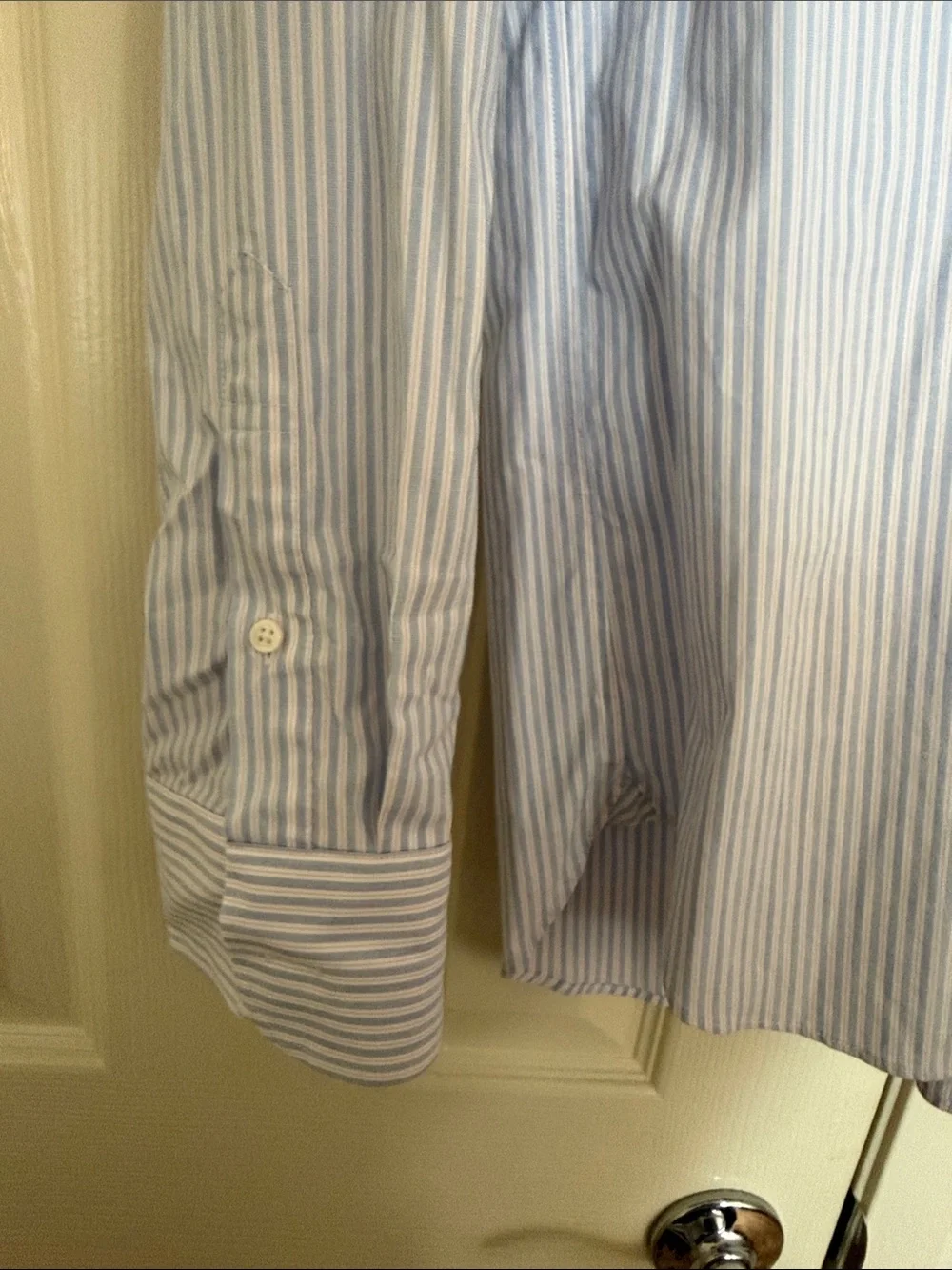 J. Crew Light Blue, White, Pink Stripe Thompson Button Down Shirt